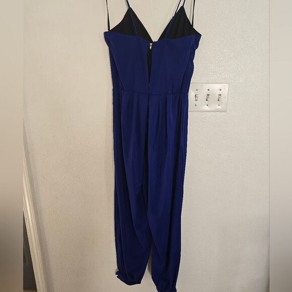 Hunter Bell New York Royal Blue V-neck Jumpsuit Size 0 - Picture 12 of 13